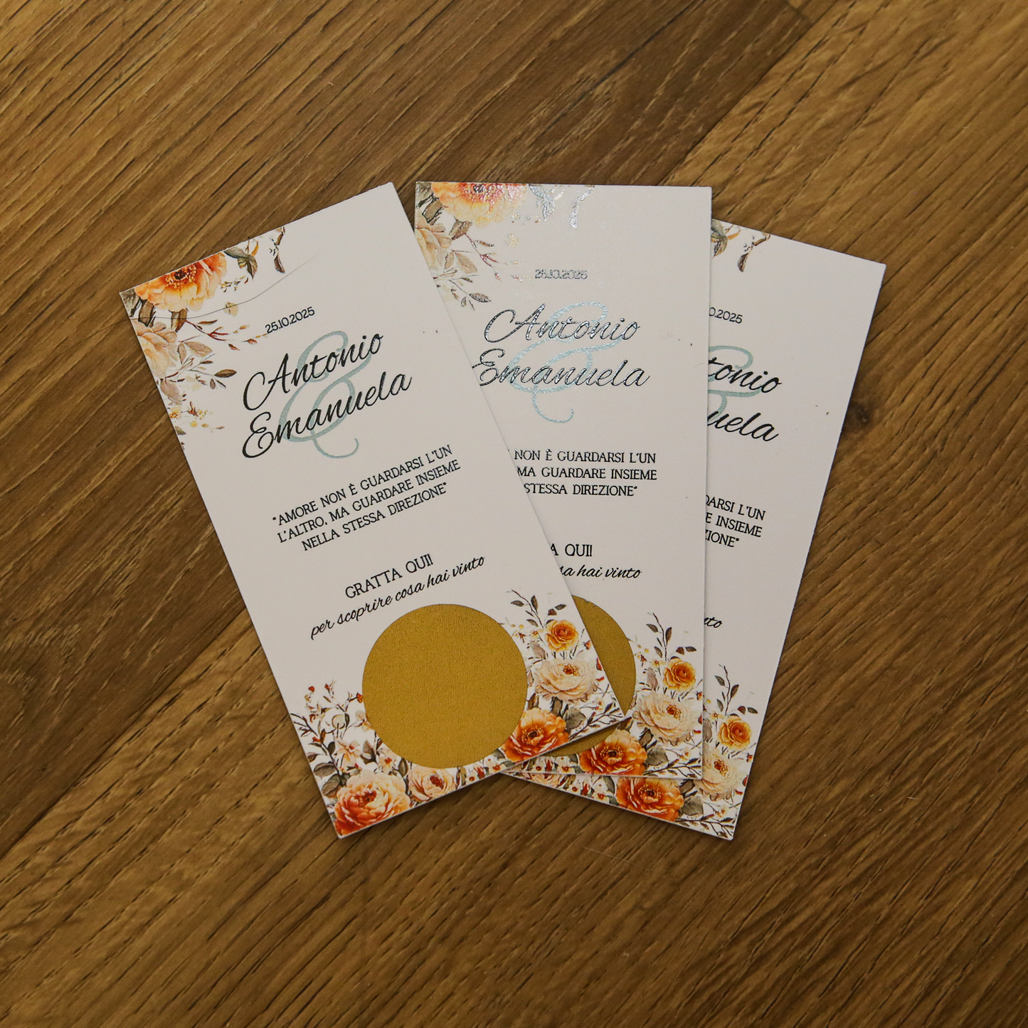 50PZ Lotteria Gratta e Vinci Matrimonio e feste
