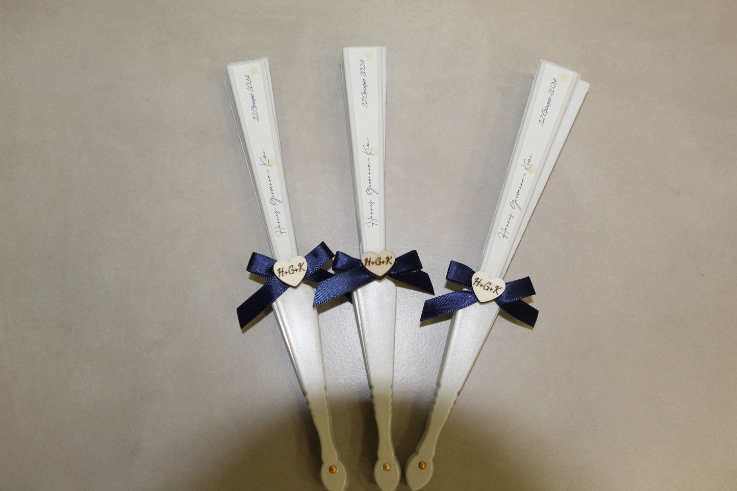 120 PZ Ventaglio Bianco personalizzato