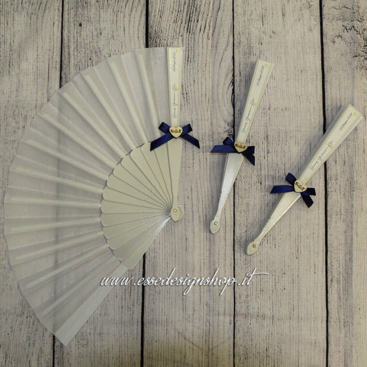 120 PZ Ventaglio Bianco personalizzato