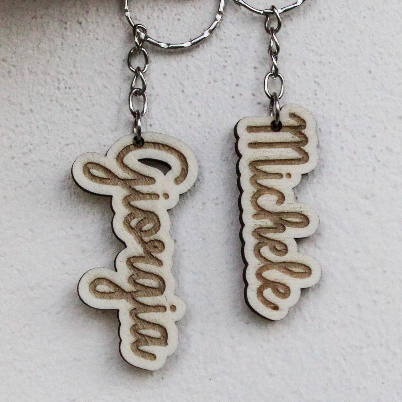 Portachiavi nome personalizzato