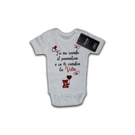 Body Neonato personalizzabile