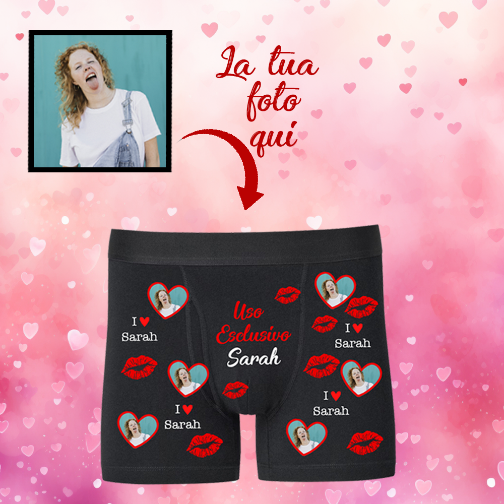 BOXER UOMO PERSONALIZZATO SAN VALENTINO