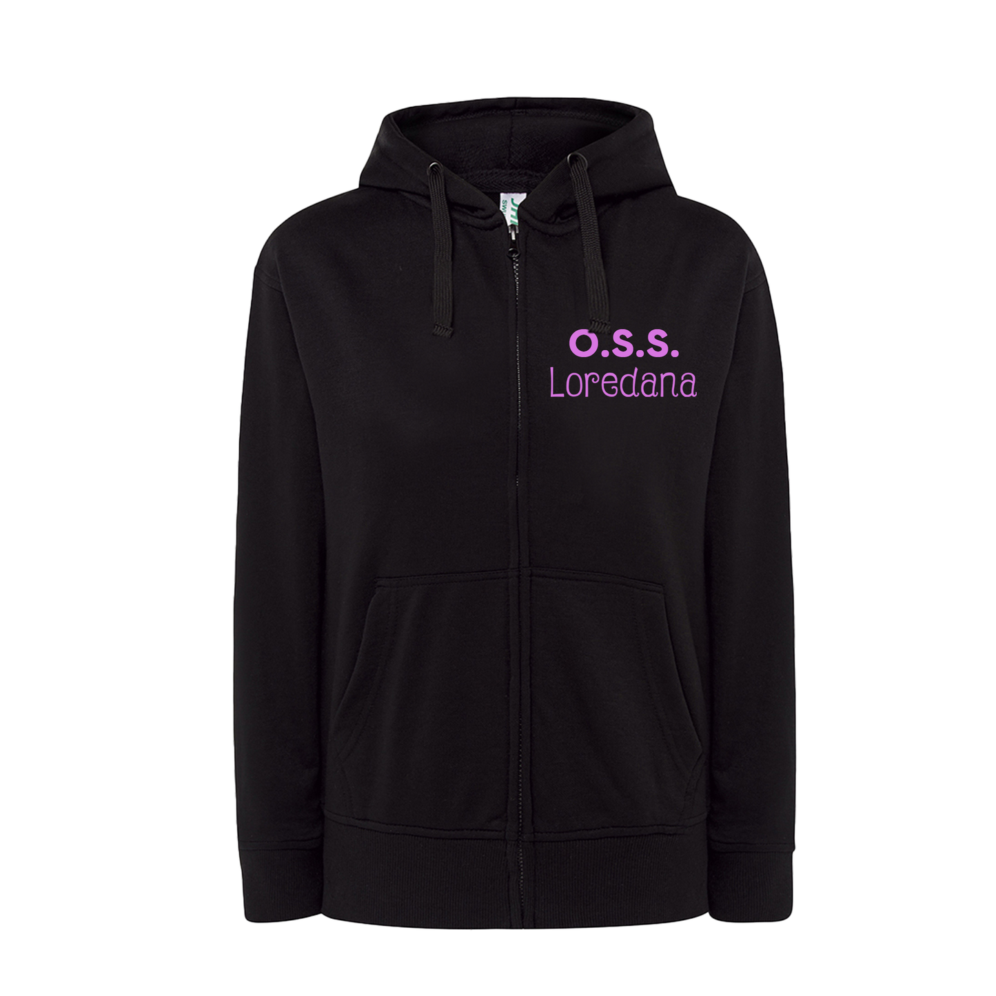 Felpa Zip OSS con nome