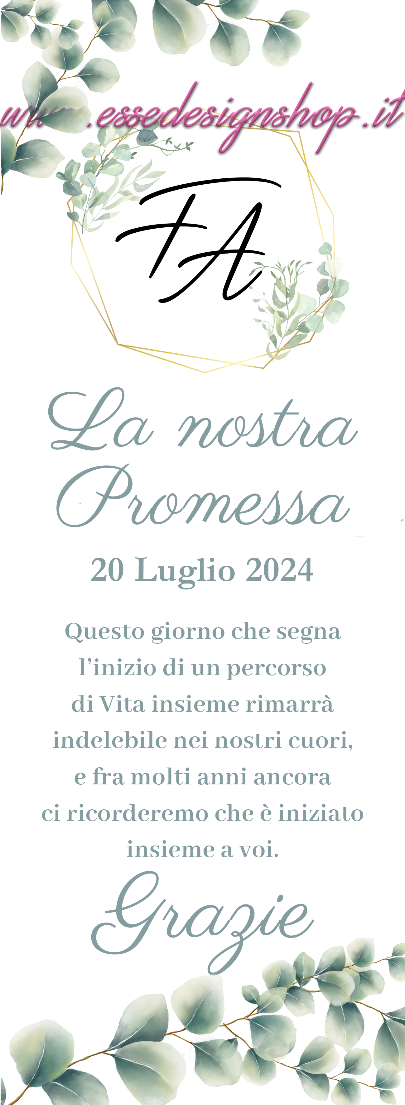 50pz Segnaposto tavolo per cerimonia matrimonio personalizzato