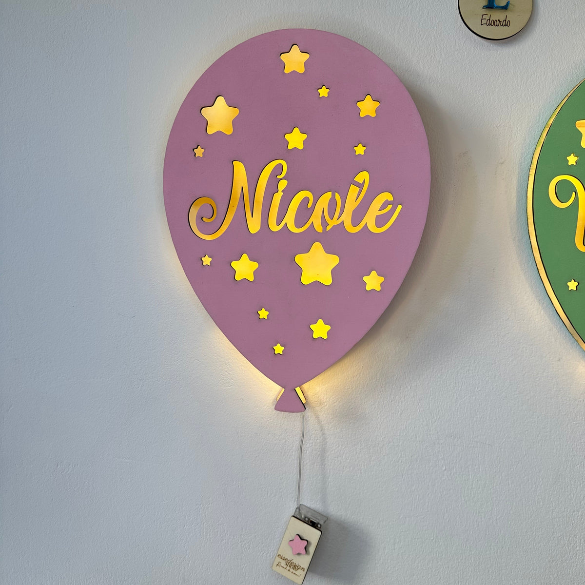 Lampada Balloon con Nome