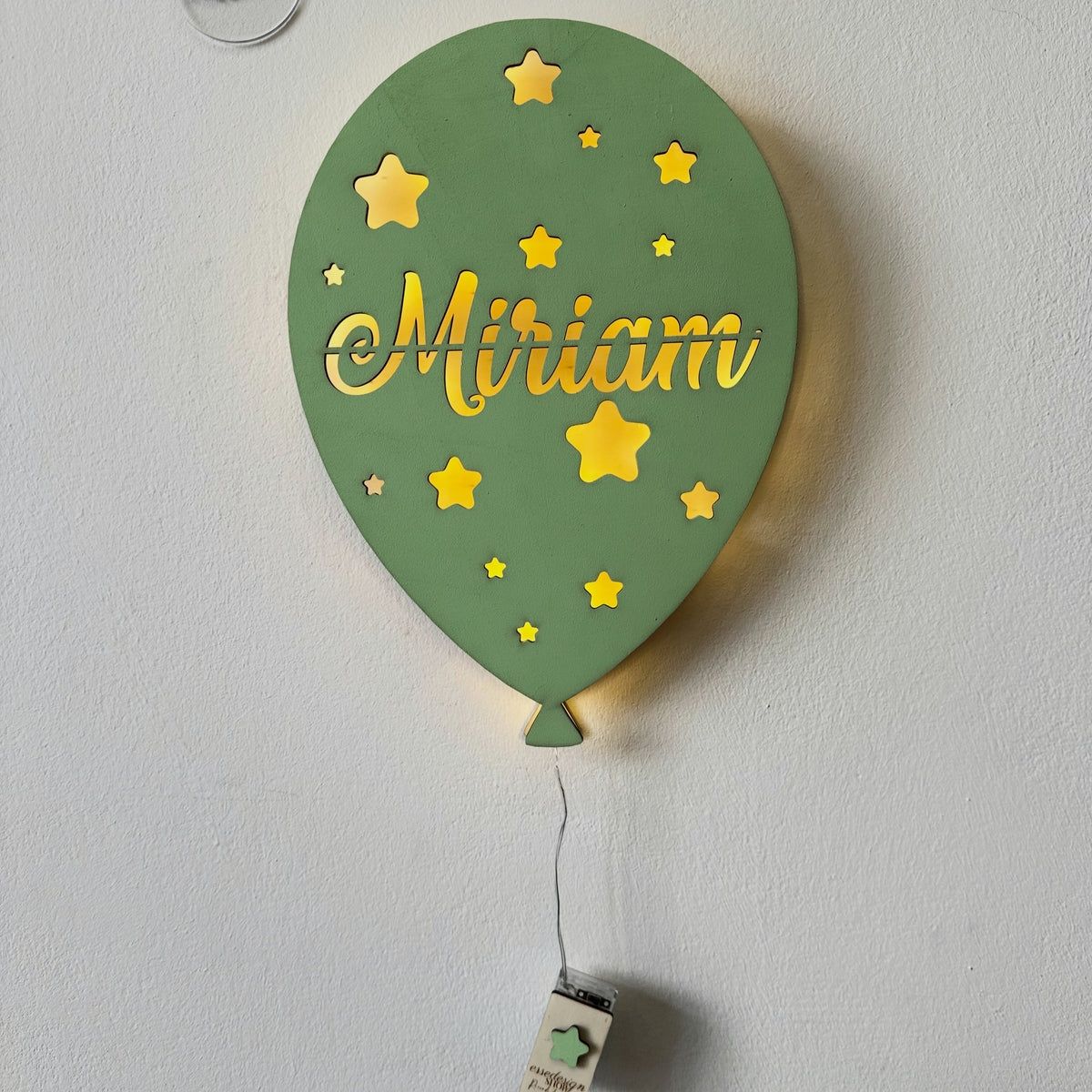 Lampada Balloon con Nome