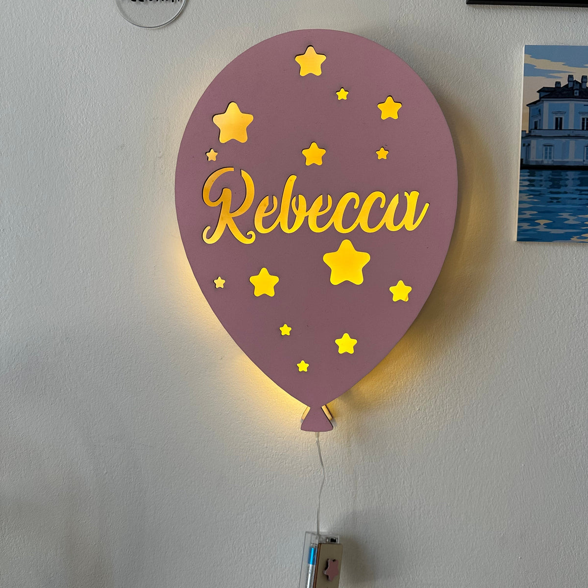 Lampada Balloon con Nome