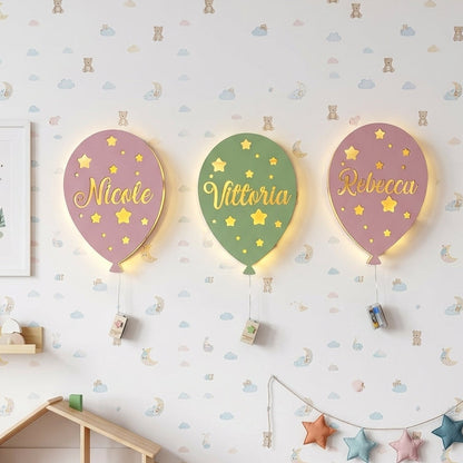 Lampada Balloon con Nome