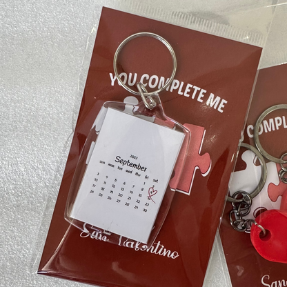 Portachiavi Plexiglas cornice con foto