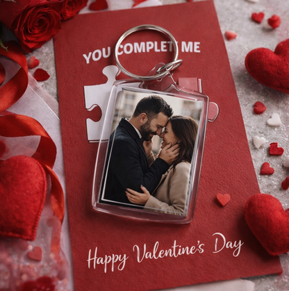 Portachiavi Plexiglas cornice con foto