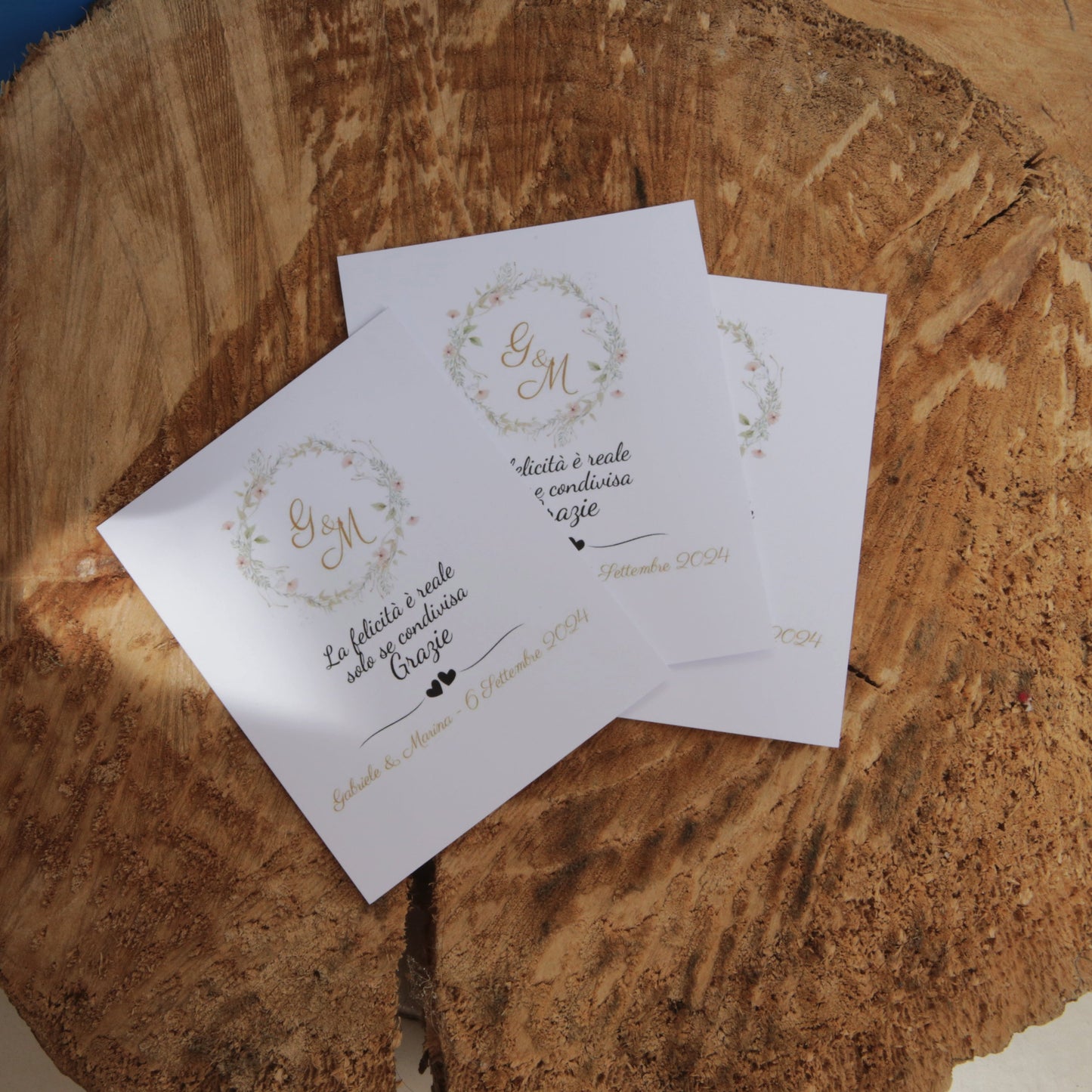 100 pz Segnaposto Cartoncino Personalizzato per Matrimonio e cerimonie varie
