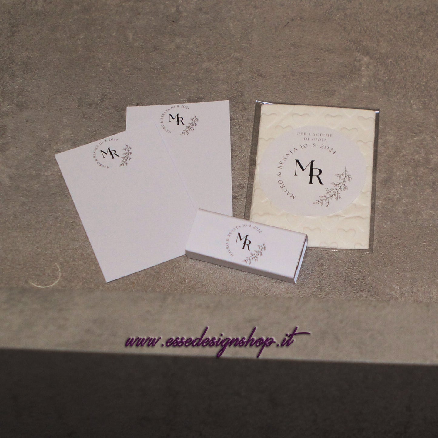 Set da 60 pz lacrime di gioia + 60 pz etichette per ventaglio