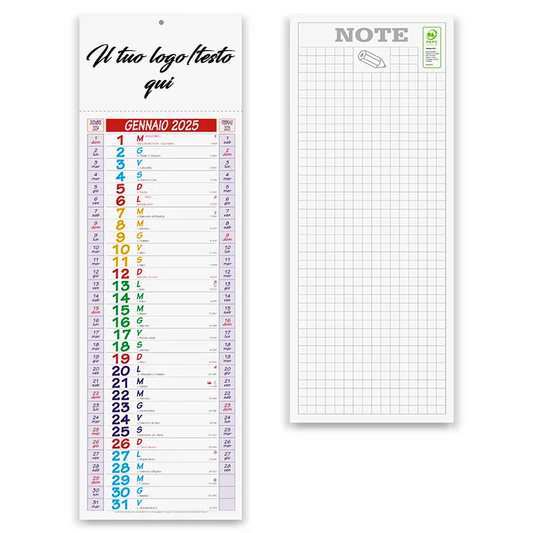 Pack 50 pz Calendario Olanedese 12 Fogli
