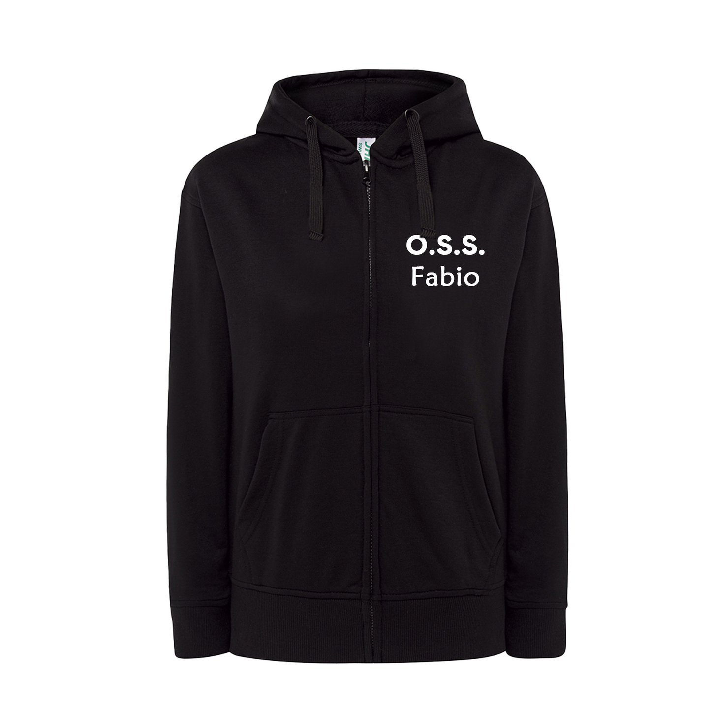 Felpa Zip OSS con nome - UOMO e UNISEX