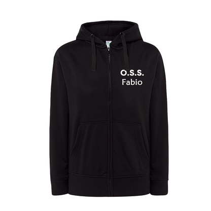 Felpa Zip OSS con nome - UOMO e UNISEX
