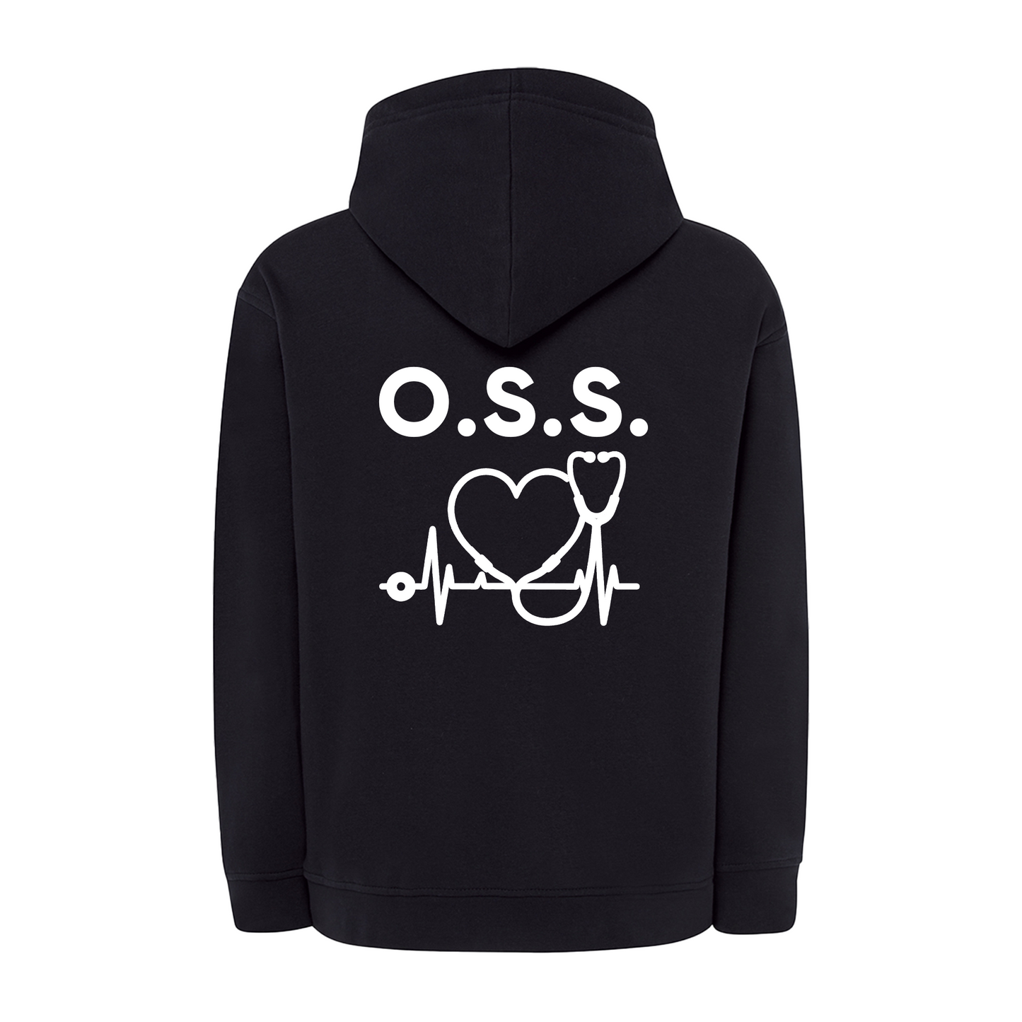 Felpa Zip OSS con nome - UOMO e UNISEX