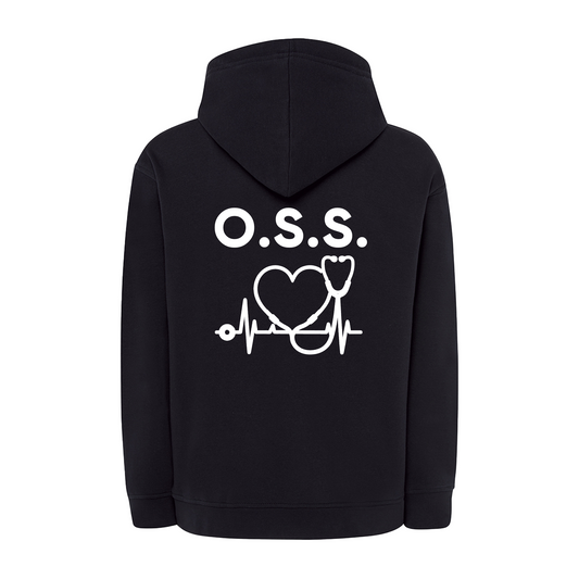 Felpa Zip OSS con nome - UOMO e UNISEX