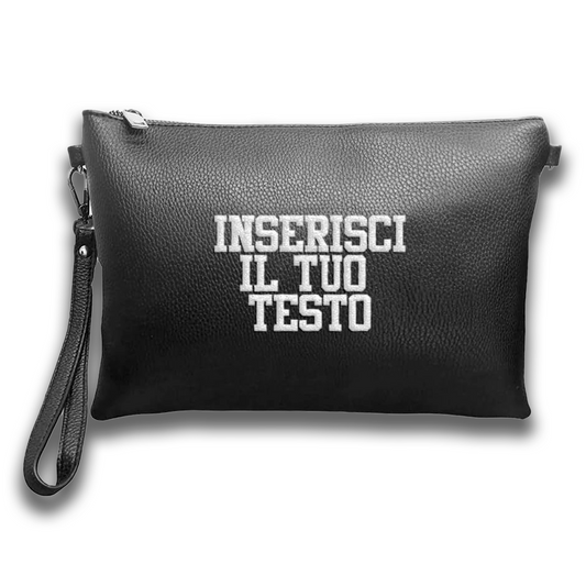 Pochette Piatta Nera