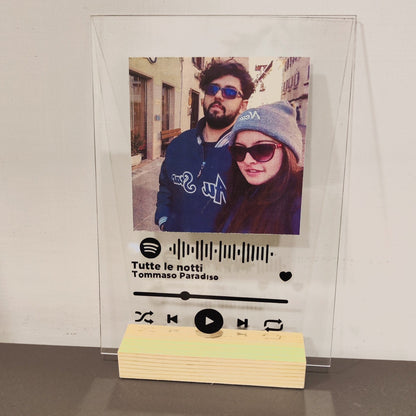 Targa Spotify-code San Valentino Plexiglass